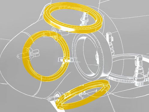 Cuscinetto del passo di una turbina eolica: un'applicazione fondamentale del tedesco HKW Cuscinetto di rotazione