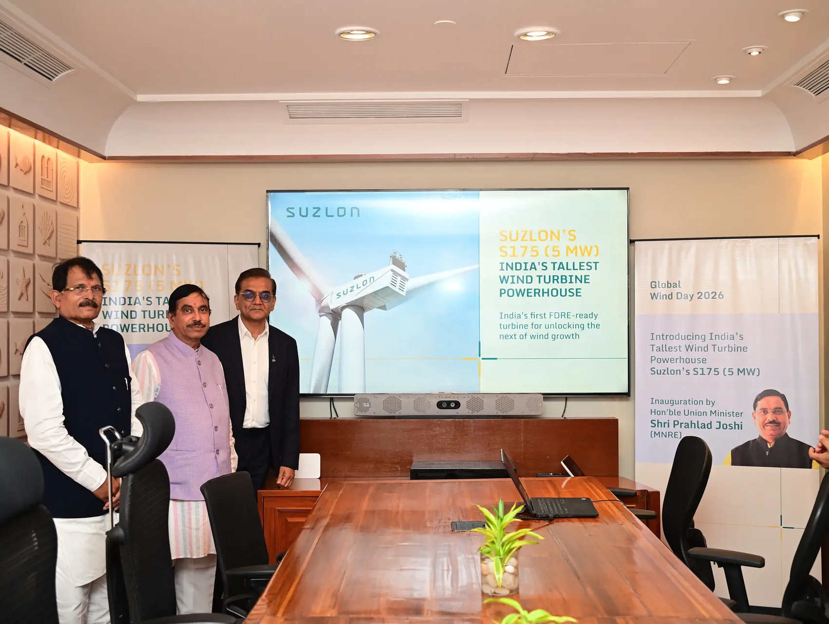 Suzlon presenta la turbina eolica S175 pi&ugrave; potente dell&rsquo;India